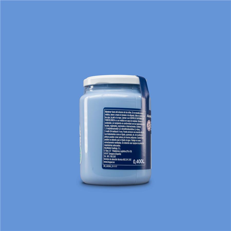 Pintura de interior Chalk Paint Azul Mediterráneo Bruguer 0,400L