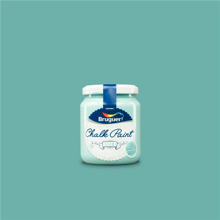 Pintura de interior Chalk Paint Verde Turquesa Bruguer 0,175L