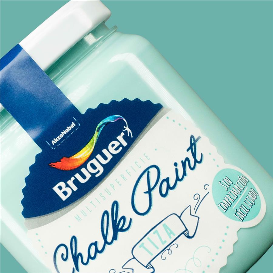 Pintura de interior Chalk Paint Verde Turquesa Bruguer 0,175L