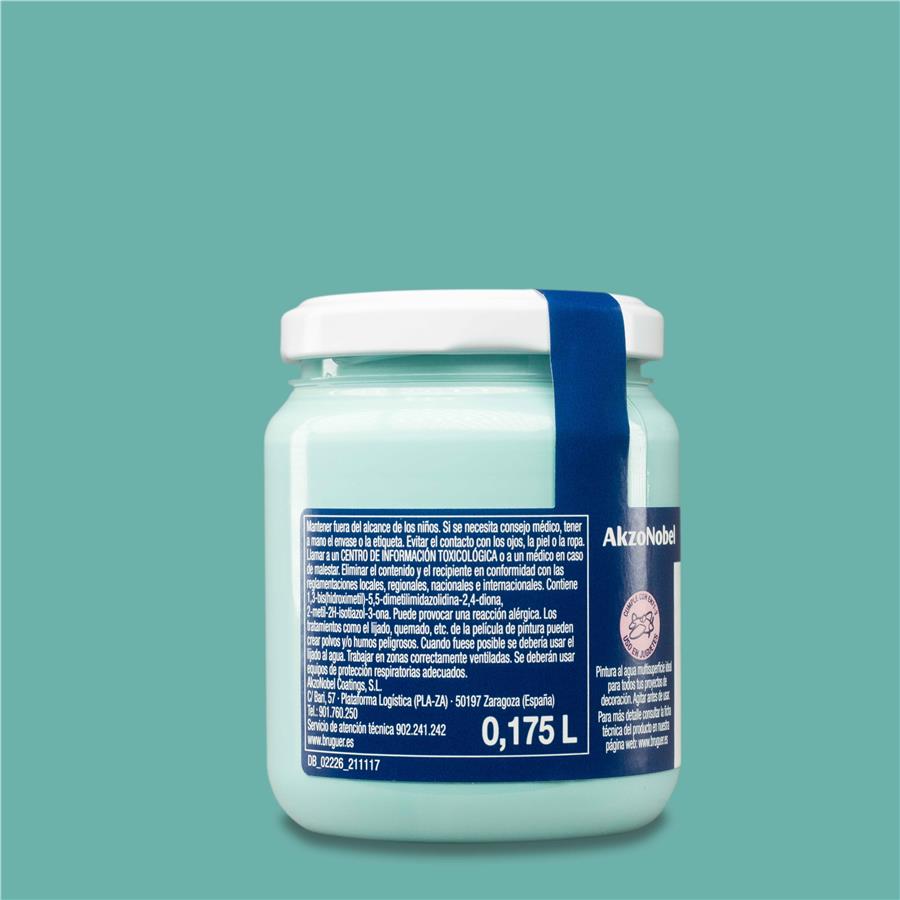 Pintura de interior Chalk Paint Verde Turquesa Bruguer 0,175L