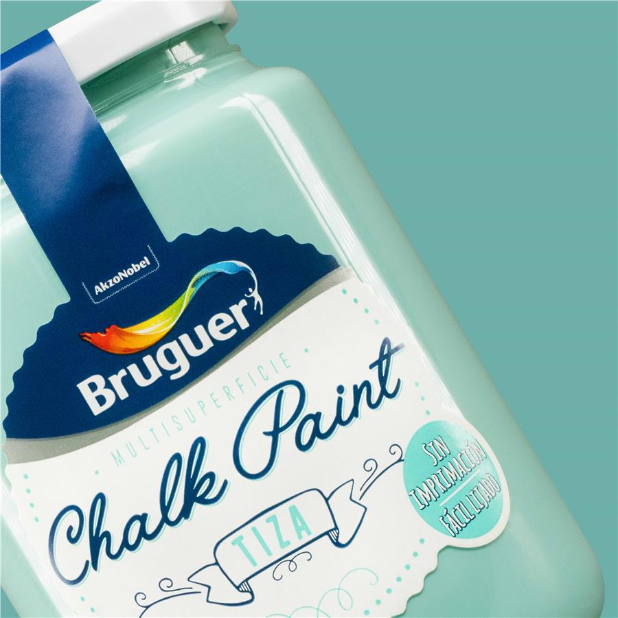 Pintura de interior Chalk Paint Verde Turquesa Bruguer 0,400L