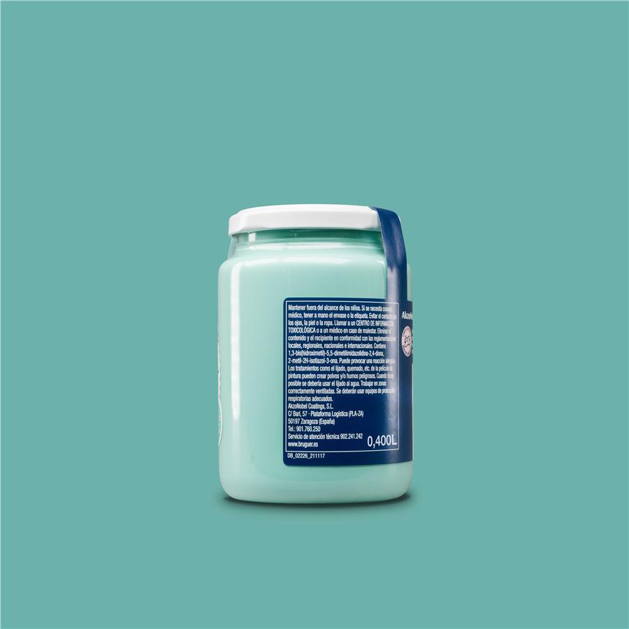 Pintura de interior Chalk Paint Verde Turquesa Bruguer 0,400L