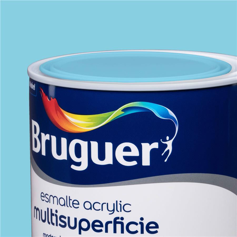 Esmalte Acryllic Multisuperficies Satinado Azul Caribe 0,750L