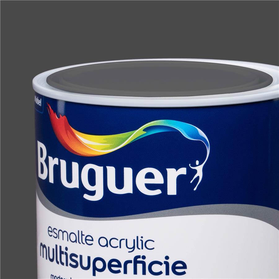 Esmalte Acryllic Multisuperficies Satinado Grafito 0,750L