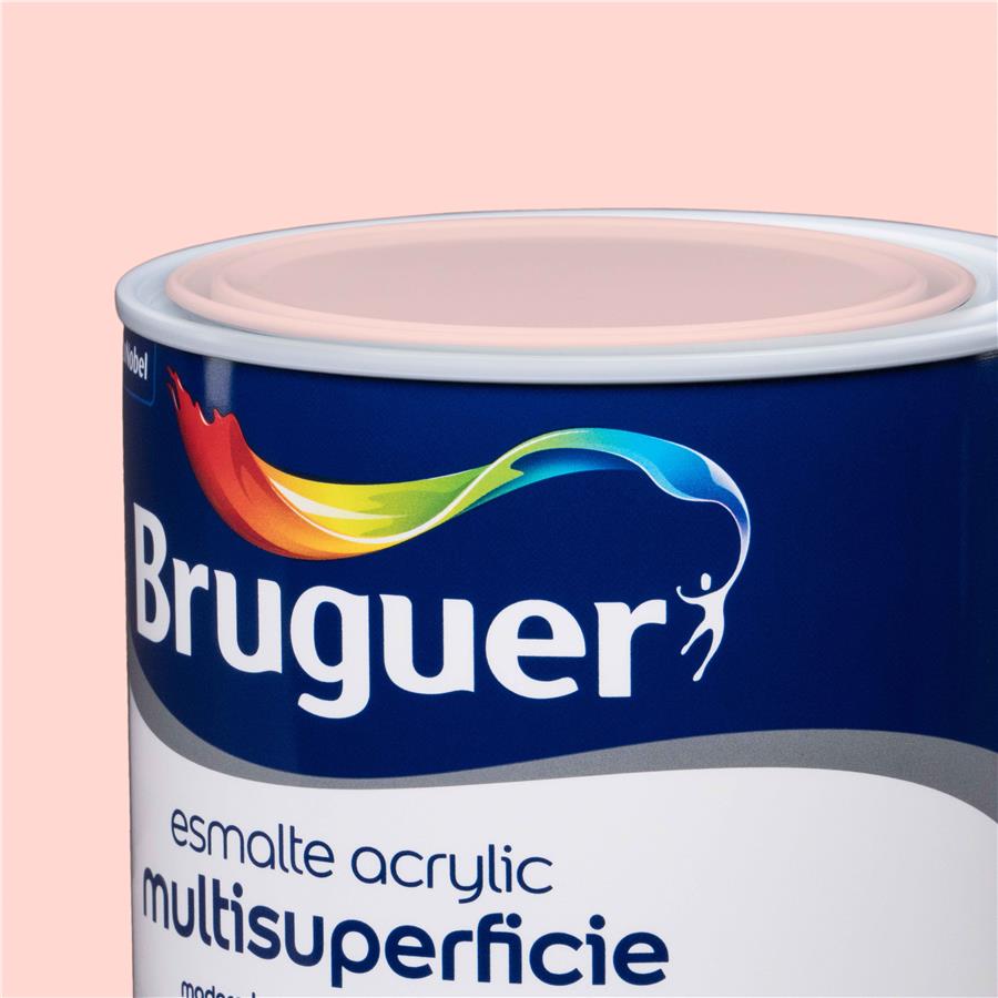 Esmalte Acryllic Multisuperficie Mate Rosa Pastel 0,750L