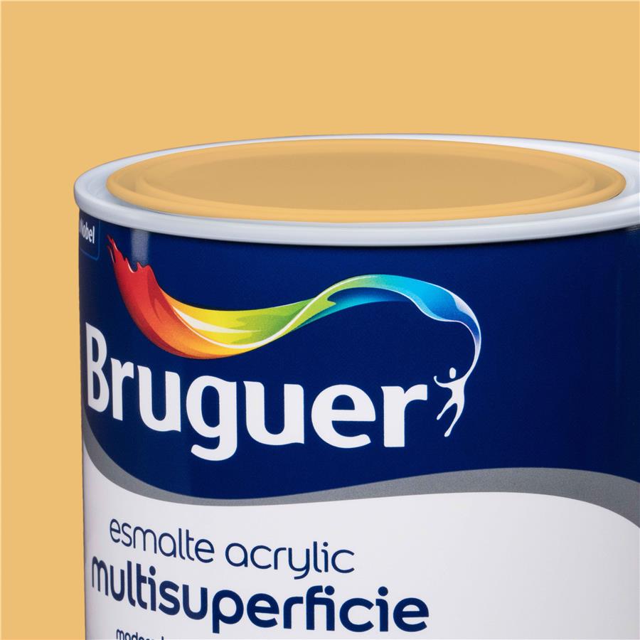 Esmalte Acryllic Multisuperficie Mate Mostaza 0,750L