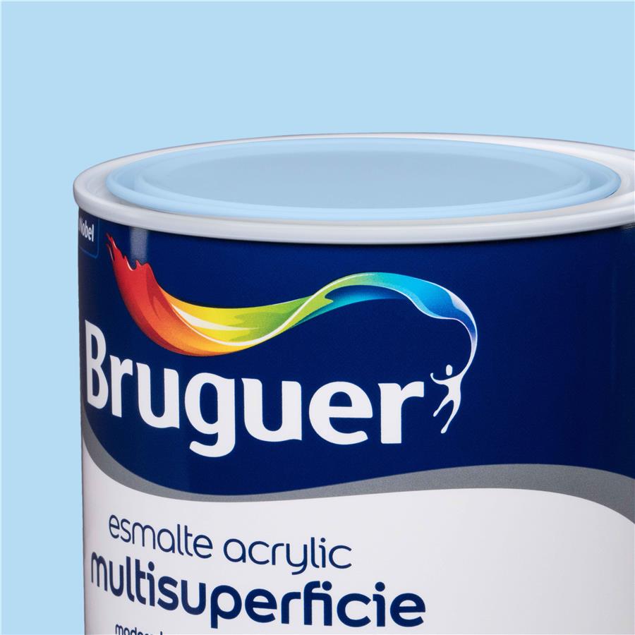 Esmalte Acryllic Multisuperficie Mate Azul Pastel 0,750L