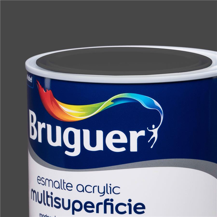 Esmalte Acryllic Multisuperficie Mate Grafito 0,750L