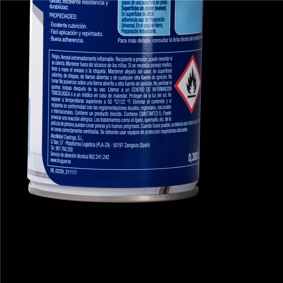 Spray Multisuperficie Brillante Bruguer Negro 0,300L