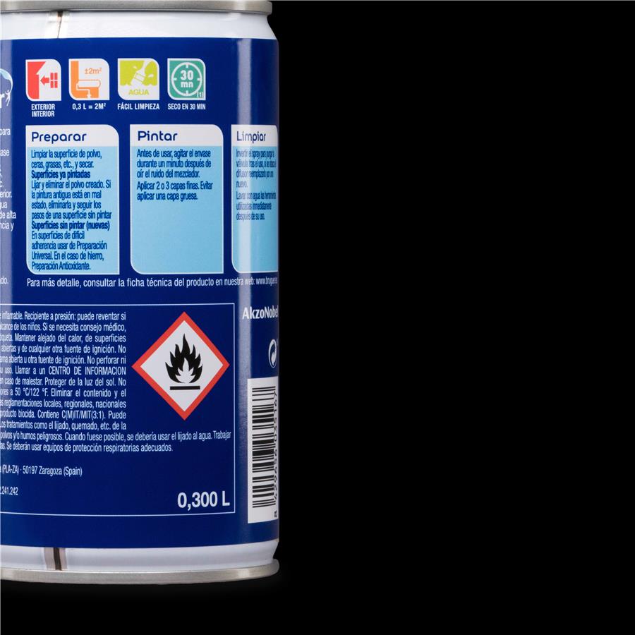 Spray Multisuperficie Mate Bruguer Negro 0,300L