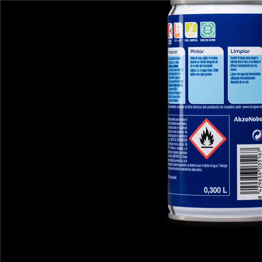 Spray Multisuperficie Mate Bruguer Negro 0,300L