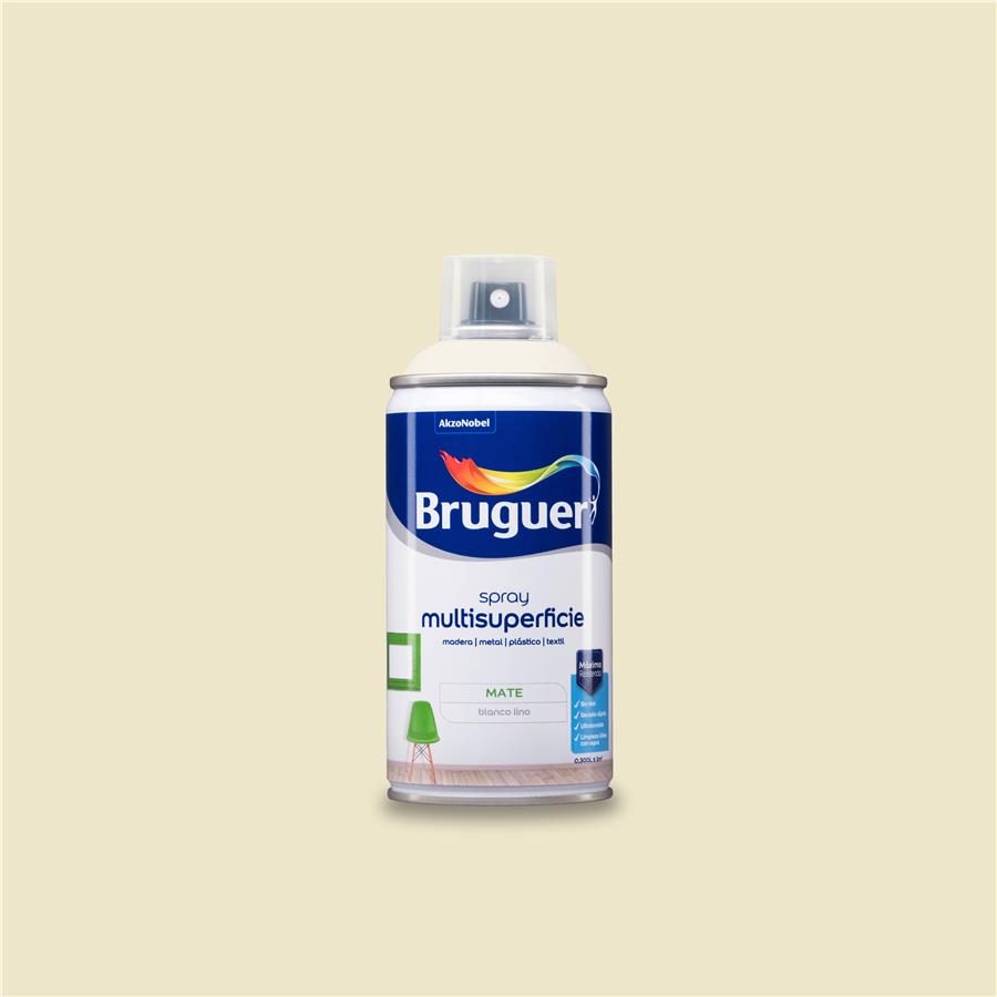 Spray Multisuperficie Mate Bruguer Blanco Lino 0,300L