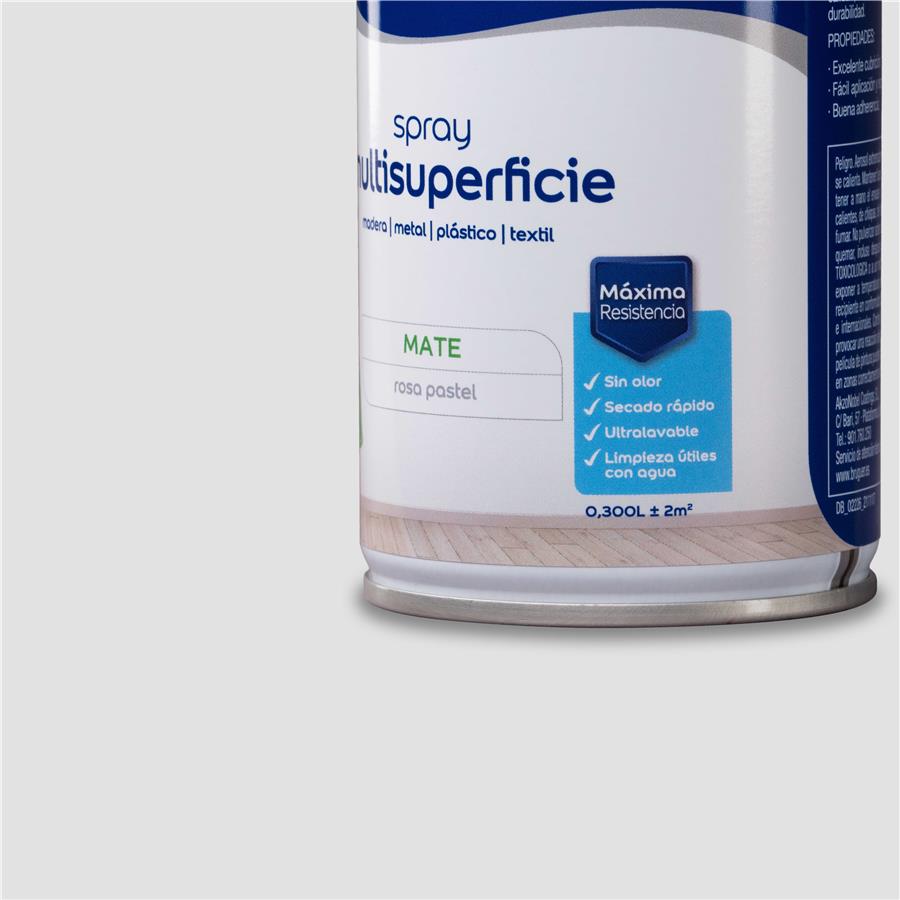Spray Multisuperficie Mate Bruguer Gris Niebla 0,300L