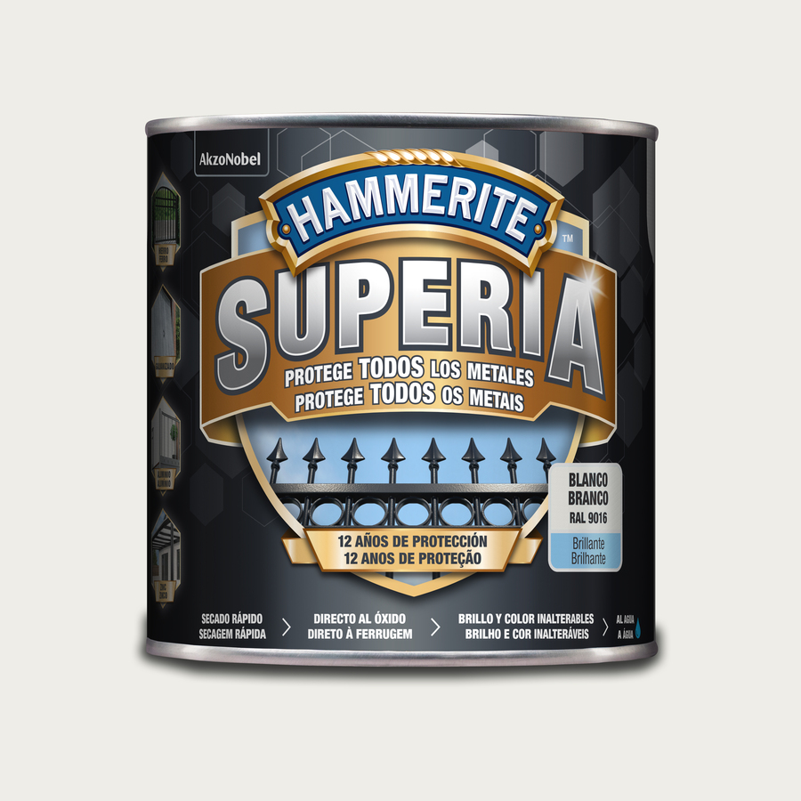 Hammerite Superia Brillante Blanco 2,5 L
