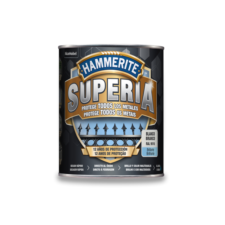 Hammerite Superia Brillante Blanco 750 mL