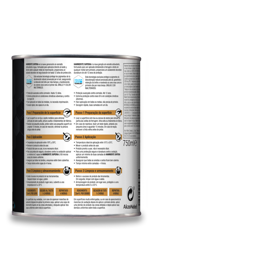 Hammerite Superia Brillante Blanco 750 mL