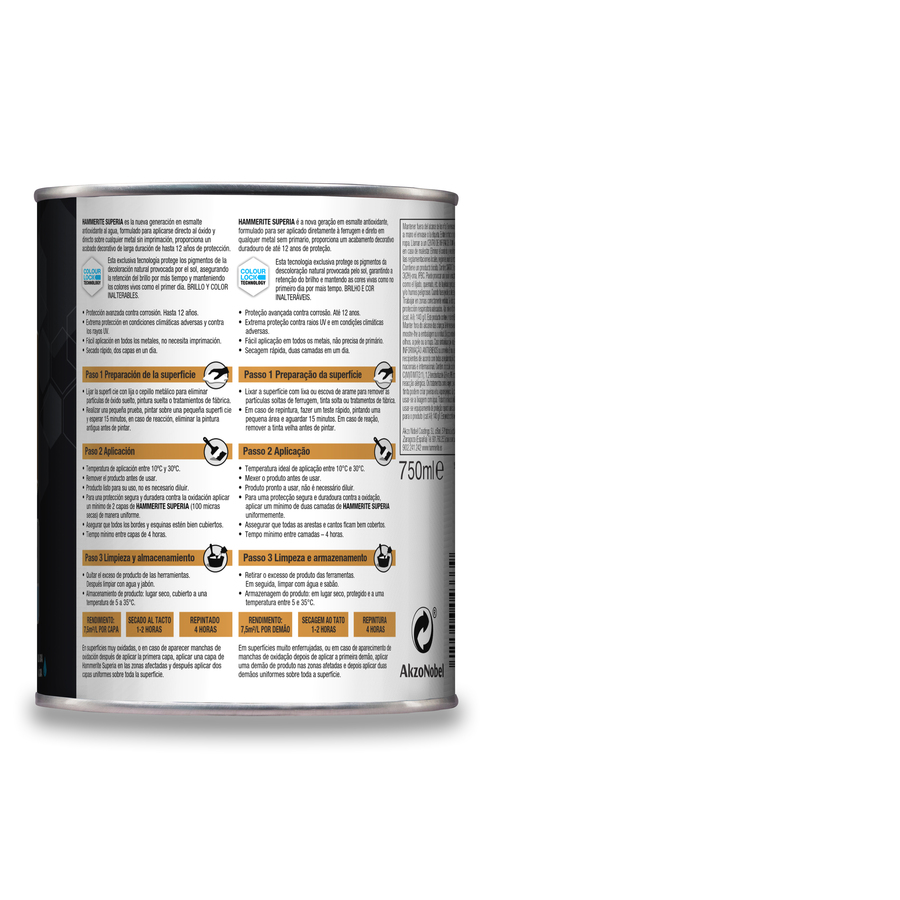 Hammerite Superia Mate Blanco 750 mL