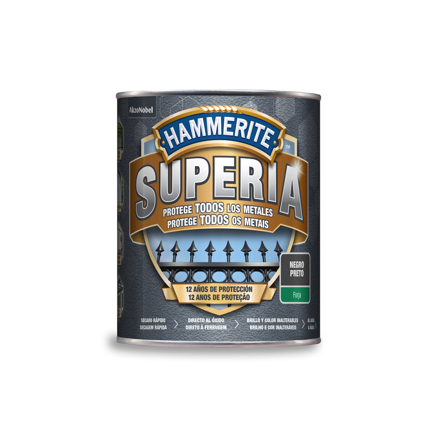 Hammerite Superia Forja Negro 750 mL