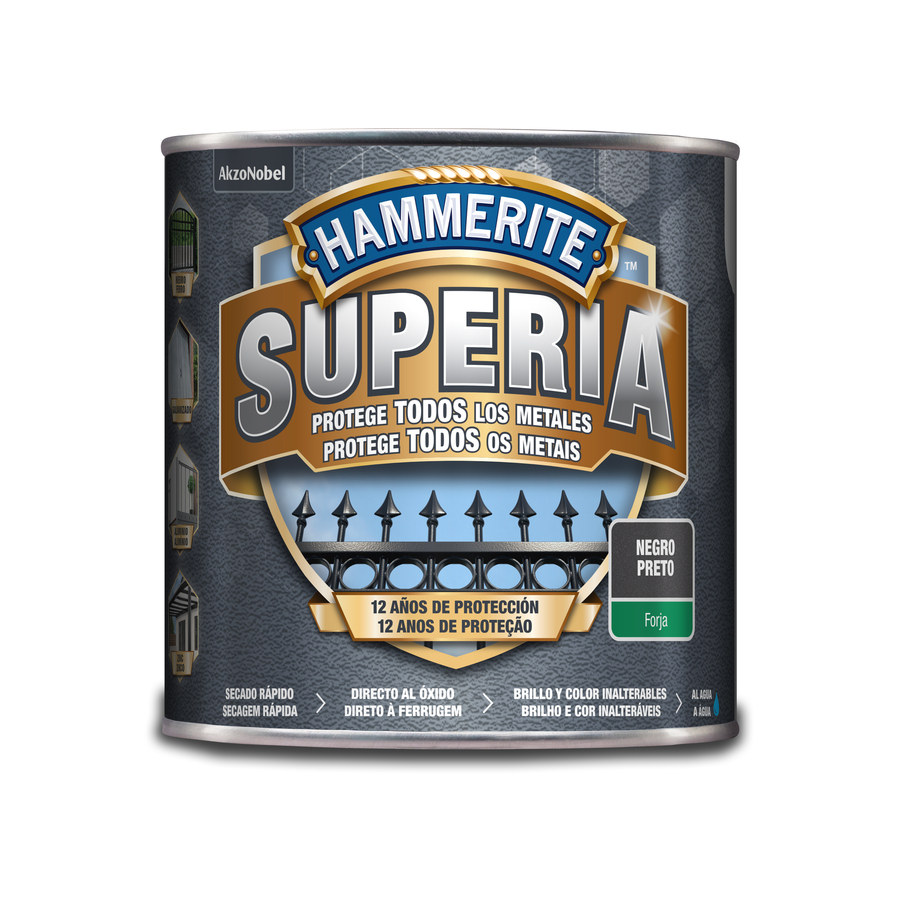 Hammerite Superia Forja Negro 2,5 L