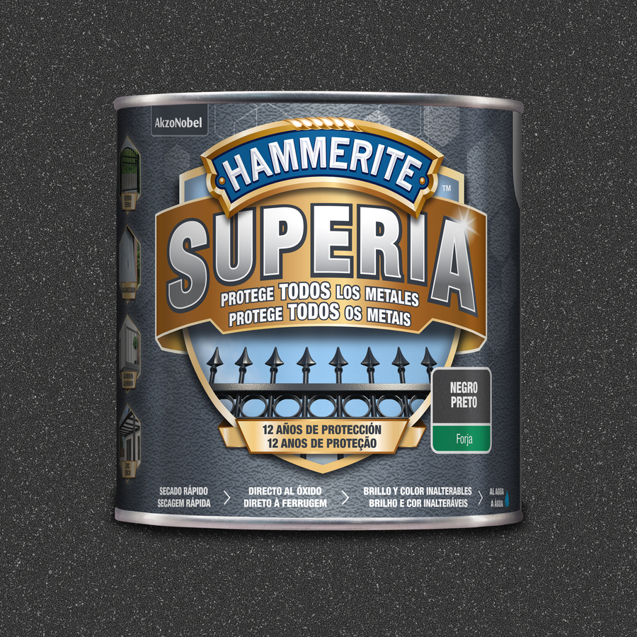 Hammerite Superia Forja Negro 2,5 L