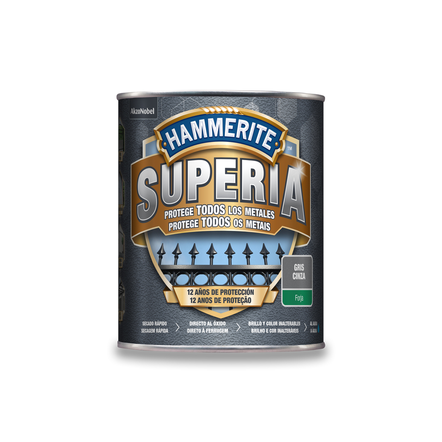 Hammerite Superia Forja Gris 750 mL