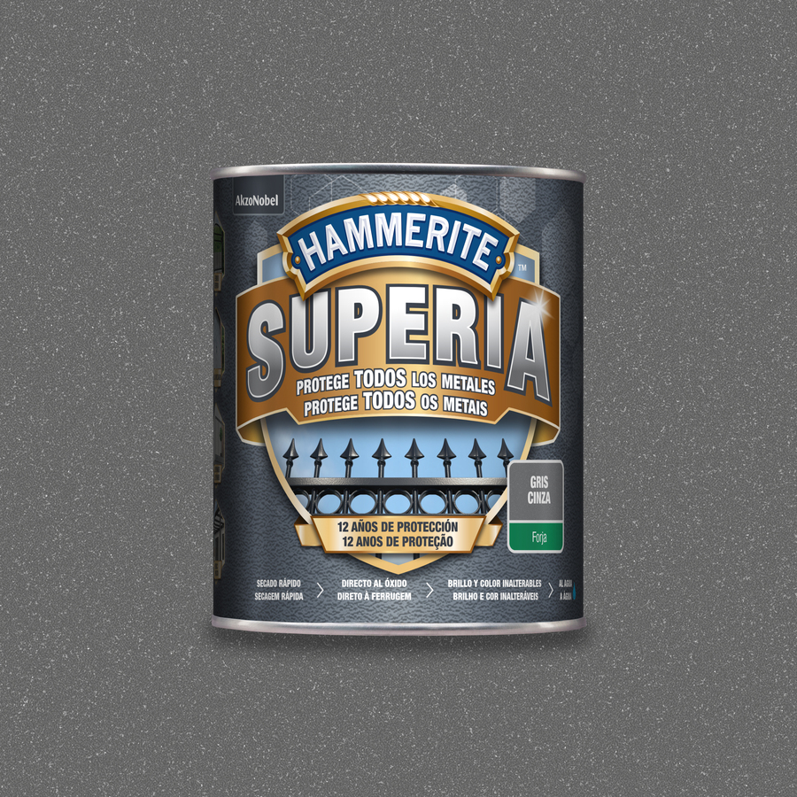 Hammerite Superia Forja Gris 750 mL