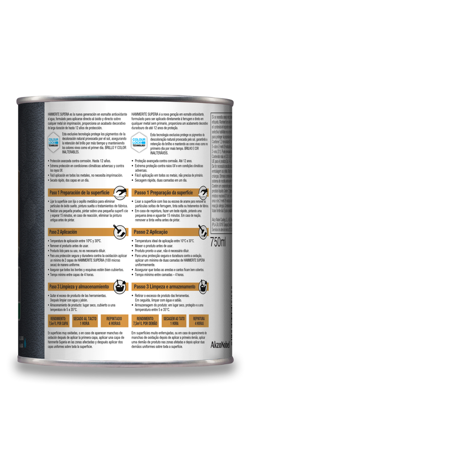 Hammerite Superia Forja Marrón 750 mL