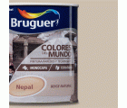 Pintura plástica de interior Nepal Beige Natural Bruguer 0,750L