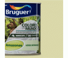 Pintura plástica de interior Amazonas Verde Intermedio Bruguer 0,750L