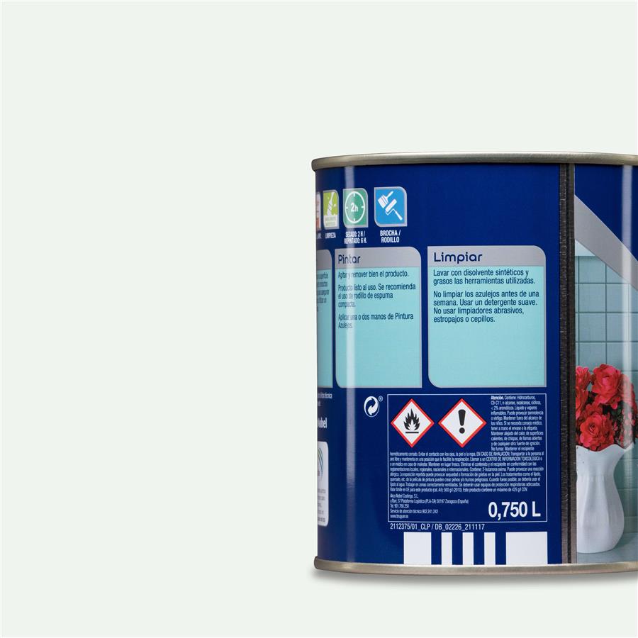 Pintura para azulejos Blanco Harina Bruguer 0,750L