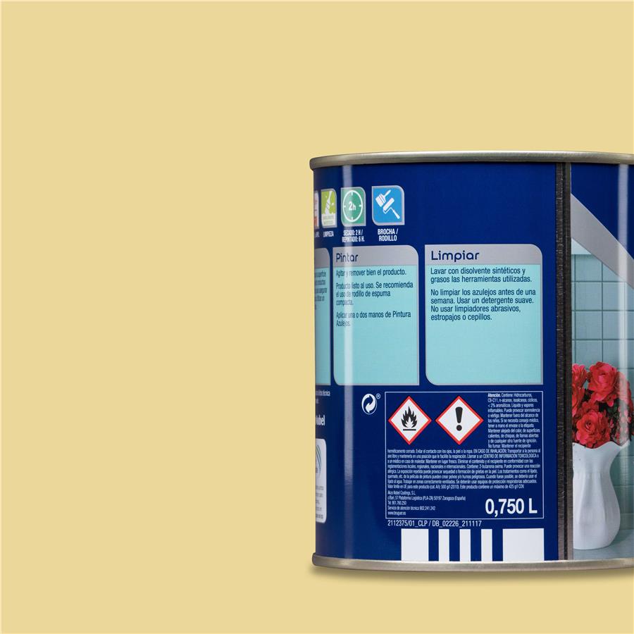 Pintura para azulejos Beige Bizcocho Bruguer 0,750L