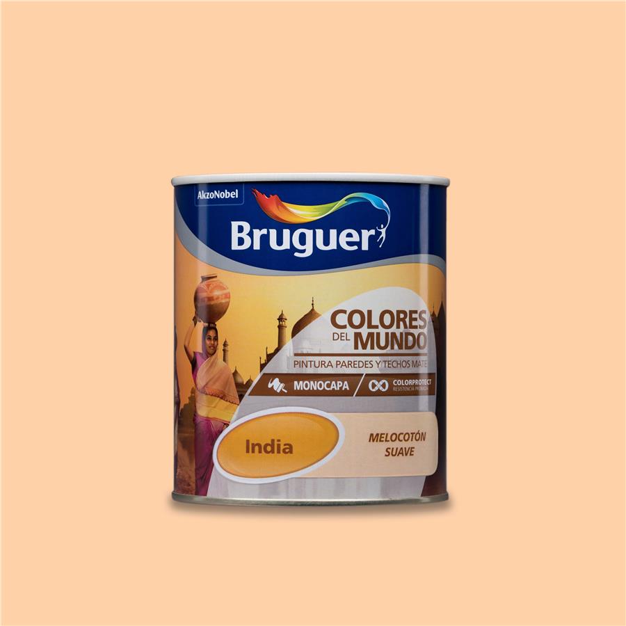 Pintura plástica de interior Egipto OcreSuave Bruguer 0,750L