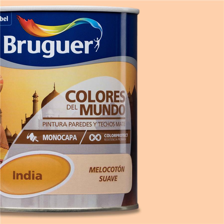 Pintura plástica de interior Egipto OcreSuave Bruguer 0,750L