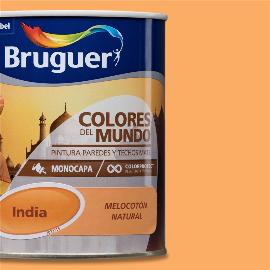 Pintura plástica de interior Egipto Ocre Intermedio Bruguer 0,750L