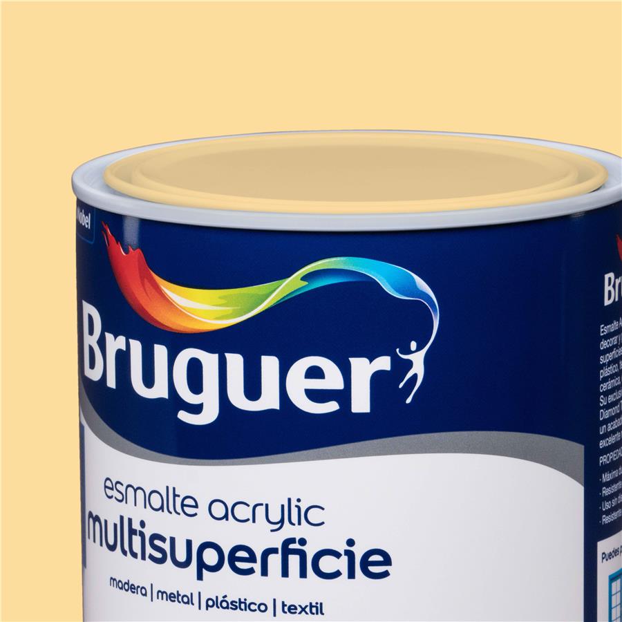 Esmalte Acryllic Multisuperficie Brillante Marfil 0,750L