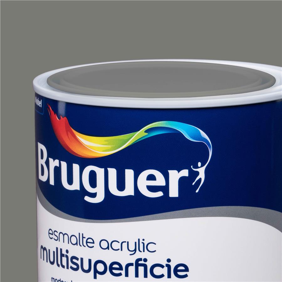 Esmalte Acryllic Multisuperficies Satinado Gris Perla 0,750L