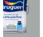 Esmalte Acryllic Multisuperficie Brillante Gris Perla 4L