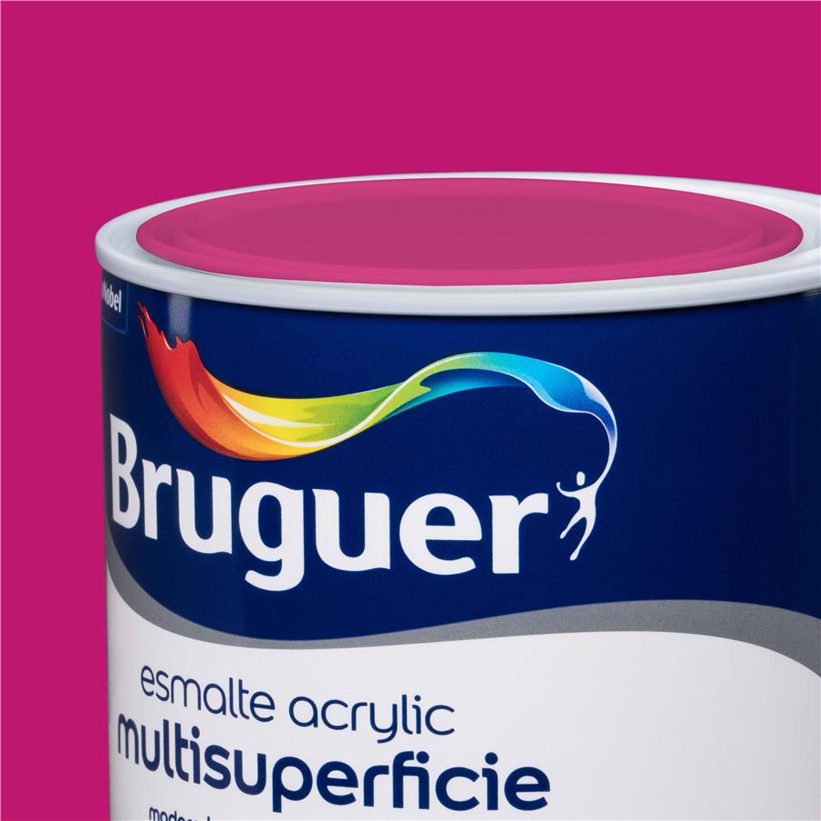 Esmalte Acryllic Multisuperficies Satinado Fucsia 0,750L