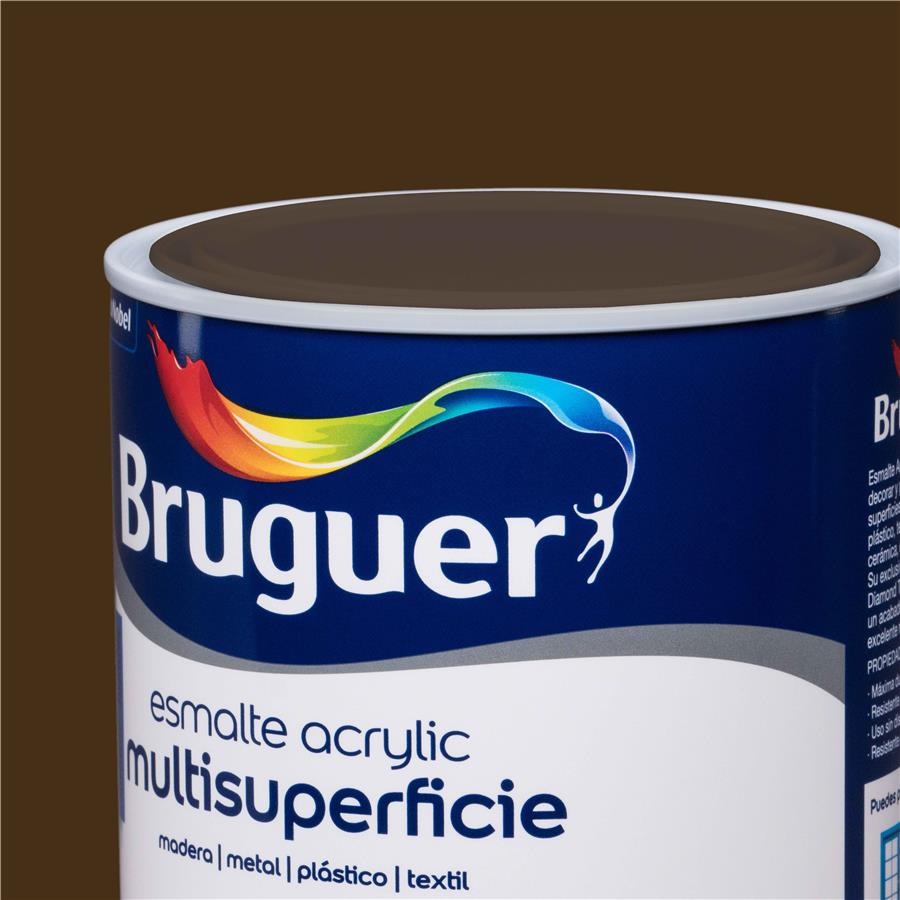 Esmalte Acryllic Multisuperficie Brillante Tabacco 0,750L