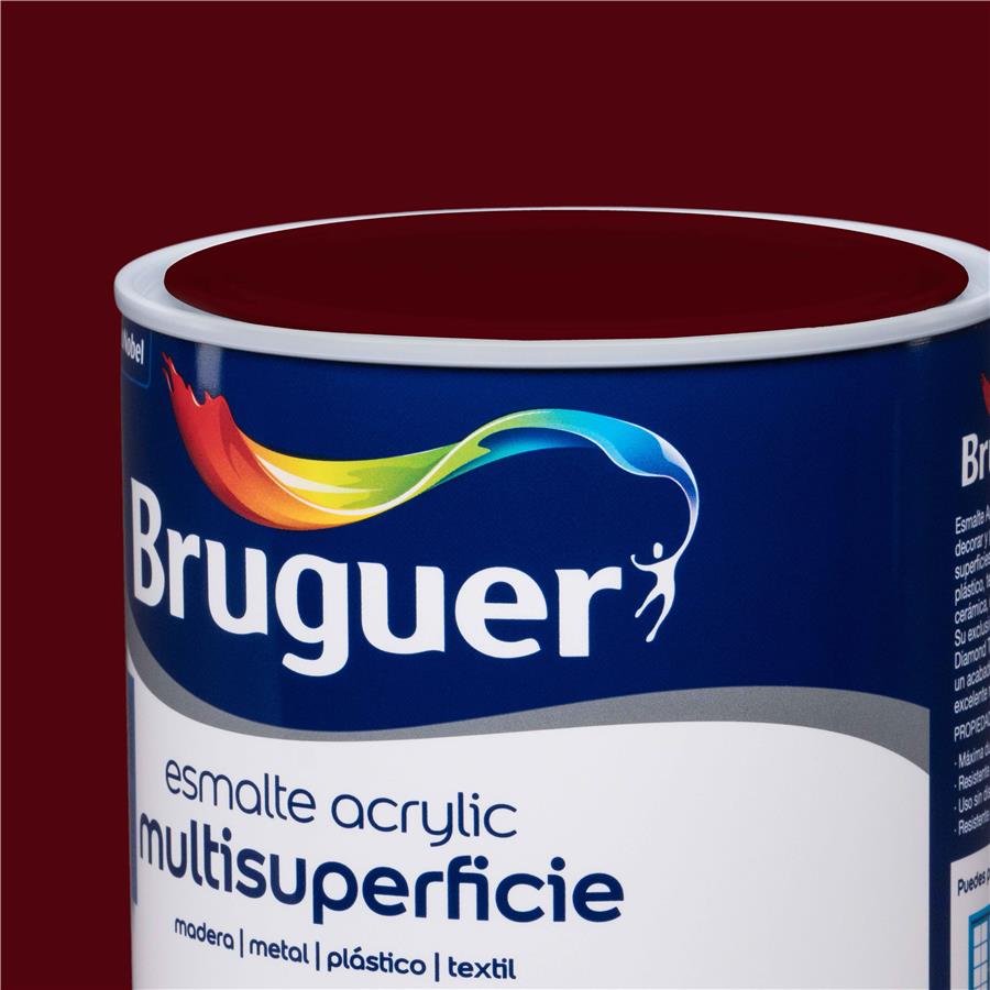 Esmalte Acryllic Multisuperficie Brillante Rojo Carruajes 0,750L