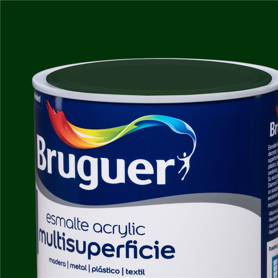 Esmalte Acryllic Multisuperficie Brillante Verde Mayo 0,750L