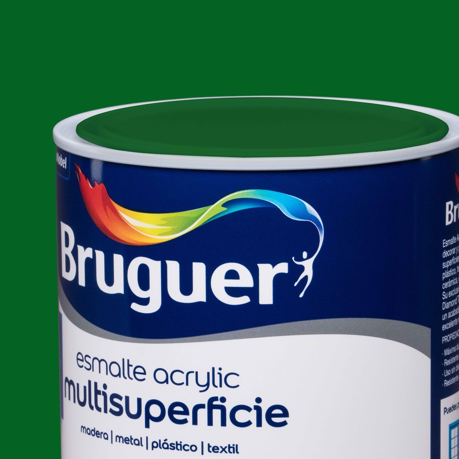 Esmalte Acryllic Multisuperficie Brillante Verde Primavera 0,750L
