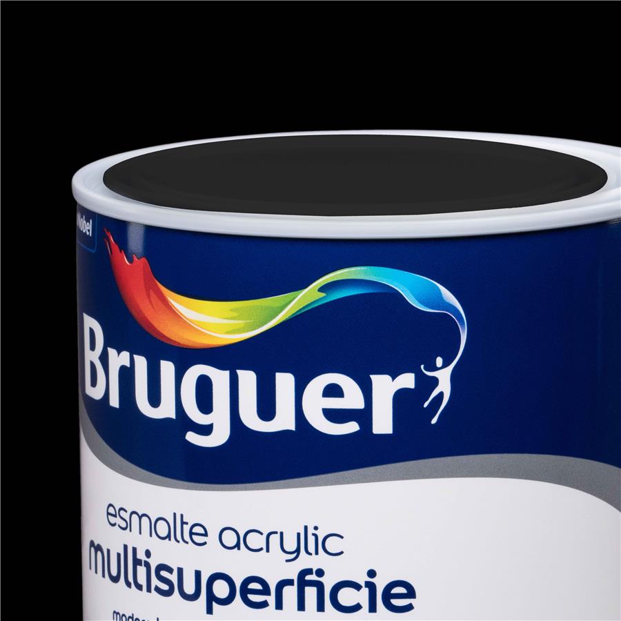 Esmalte Acryllic Multisuperficie Mate Negro 0,750L
