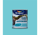 Pintura plástica de interior Caribe Turquesa Natural Bruguer 0,750L