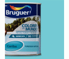 Pintura plástica de interior Caribe Turquesa Natural Bruguer 0,750L