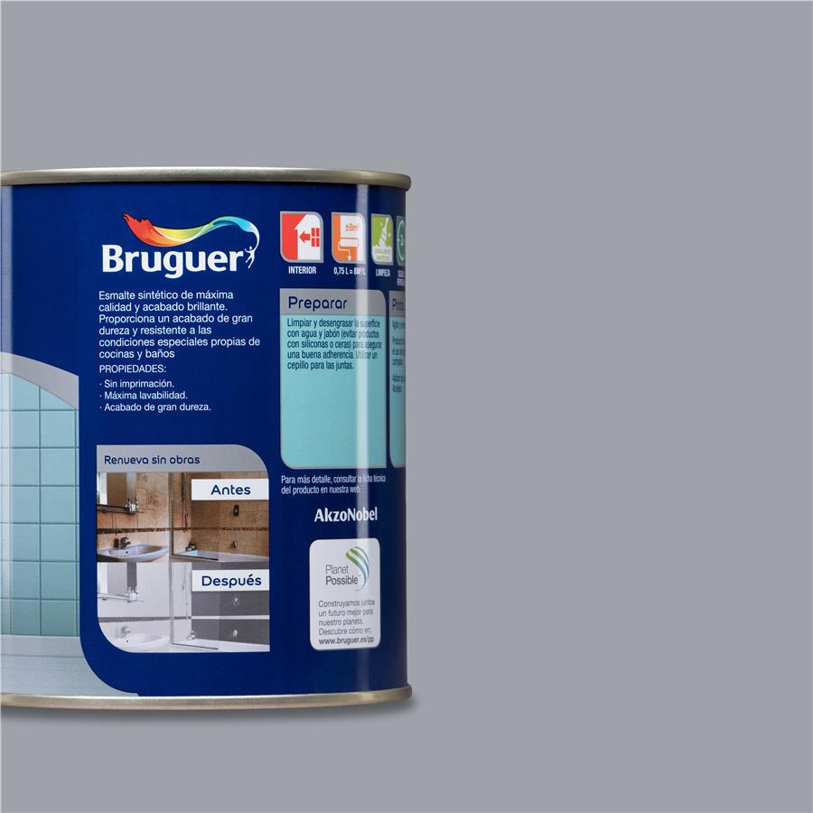 Pintura para azulejos Gris Ártico Bruguer 0,750L
