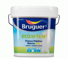 Pintura plástica ecológica Blanco Mate Bruguer 4 L