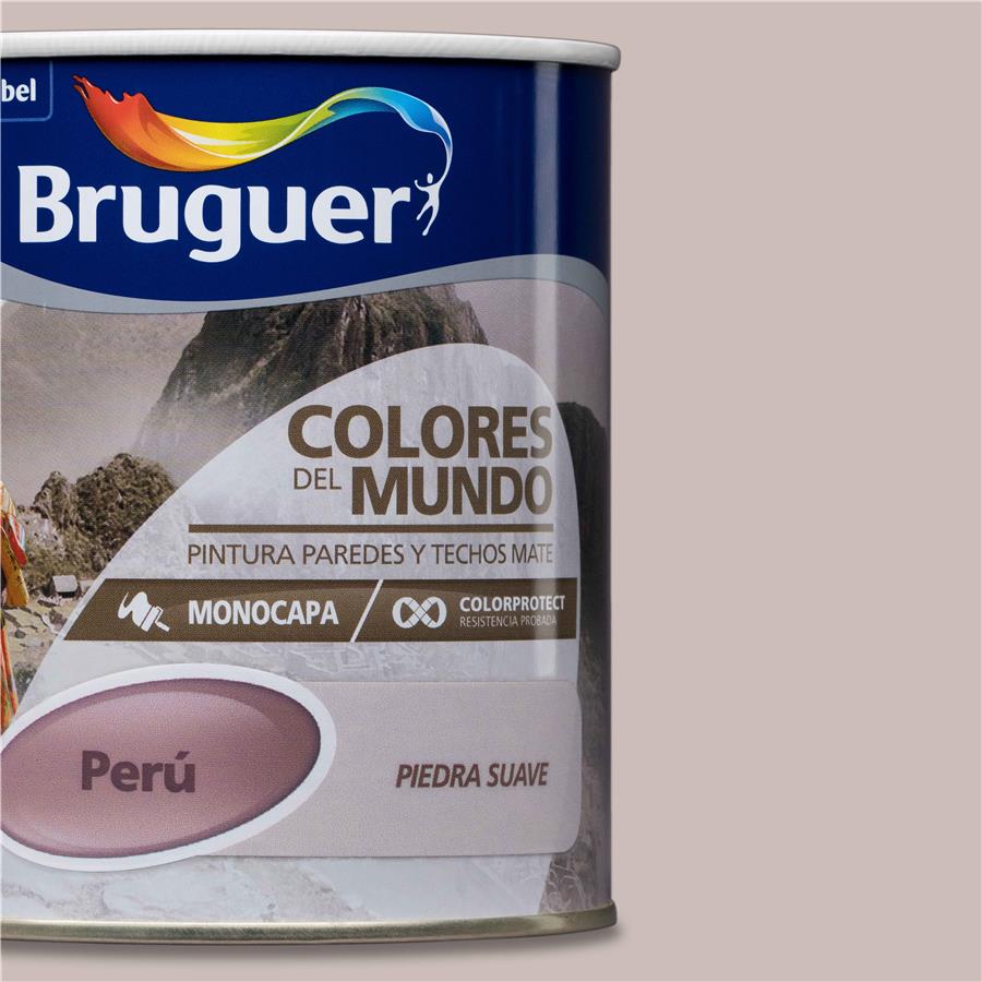Pintura plástica de interior Perú Piedra Natural Bruguer 0,750L