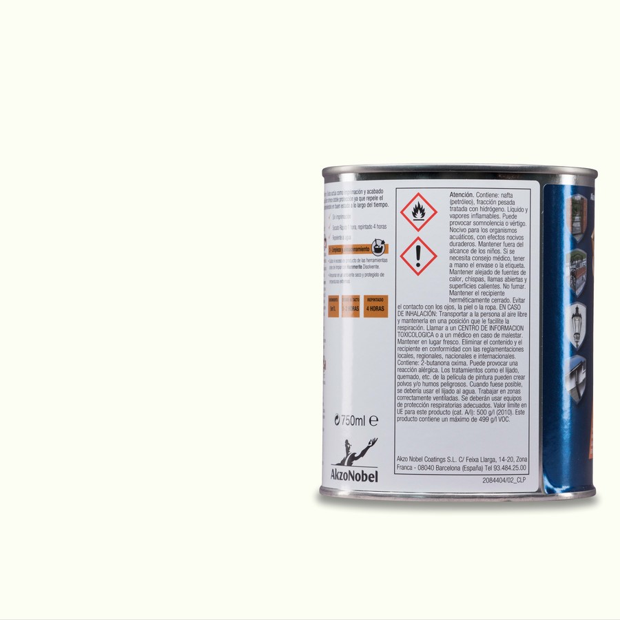 Hammerite acabado Liso Brillante Blanco 5L