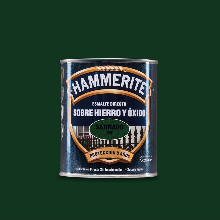 Hammerite acabado Martelé Verde Oscuro 0,25L